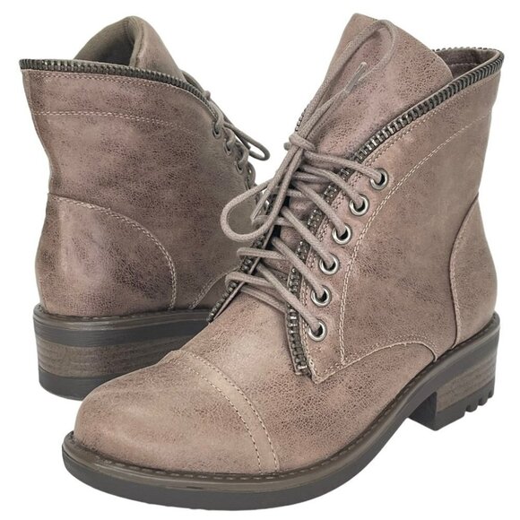 Carlos Santana Simone Taupe Womens Ankle Boots - Picture 8 of 10